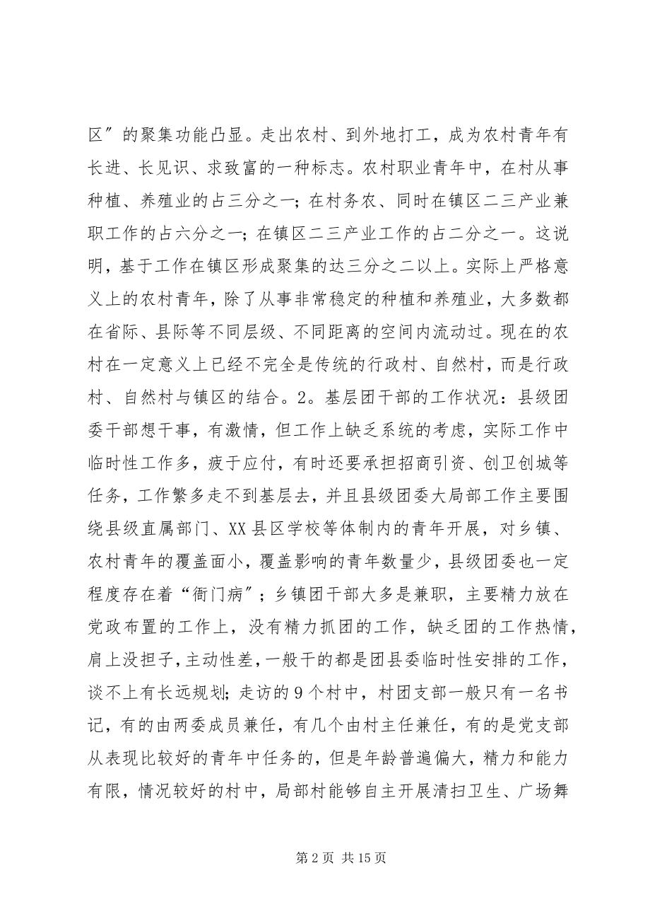 2023年基层团组织工作情况的调研报告.docx_第2页