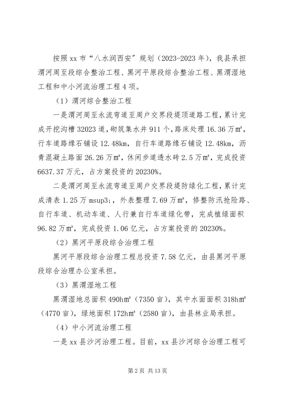 2023年县水务局工作总结报告材料.docx_第2页