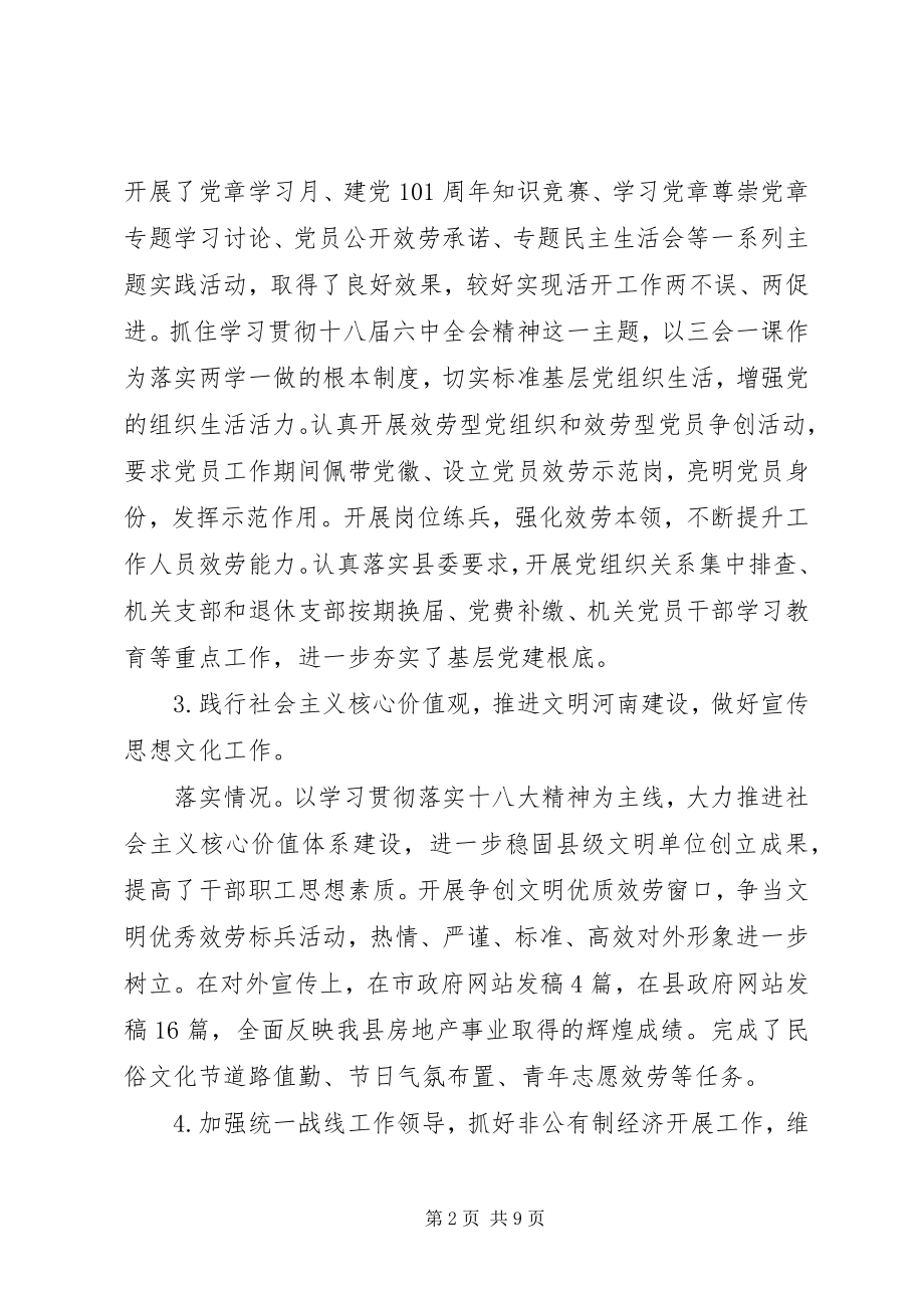 2023年房管中心某年工作目标完成情况自查报告.docx_第2页