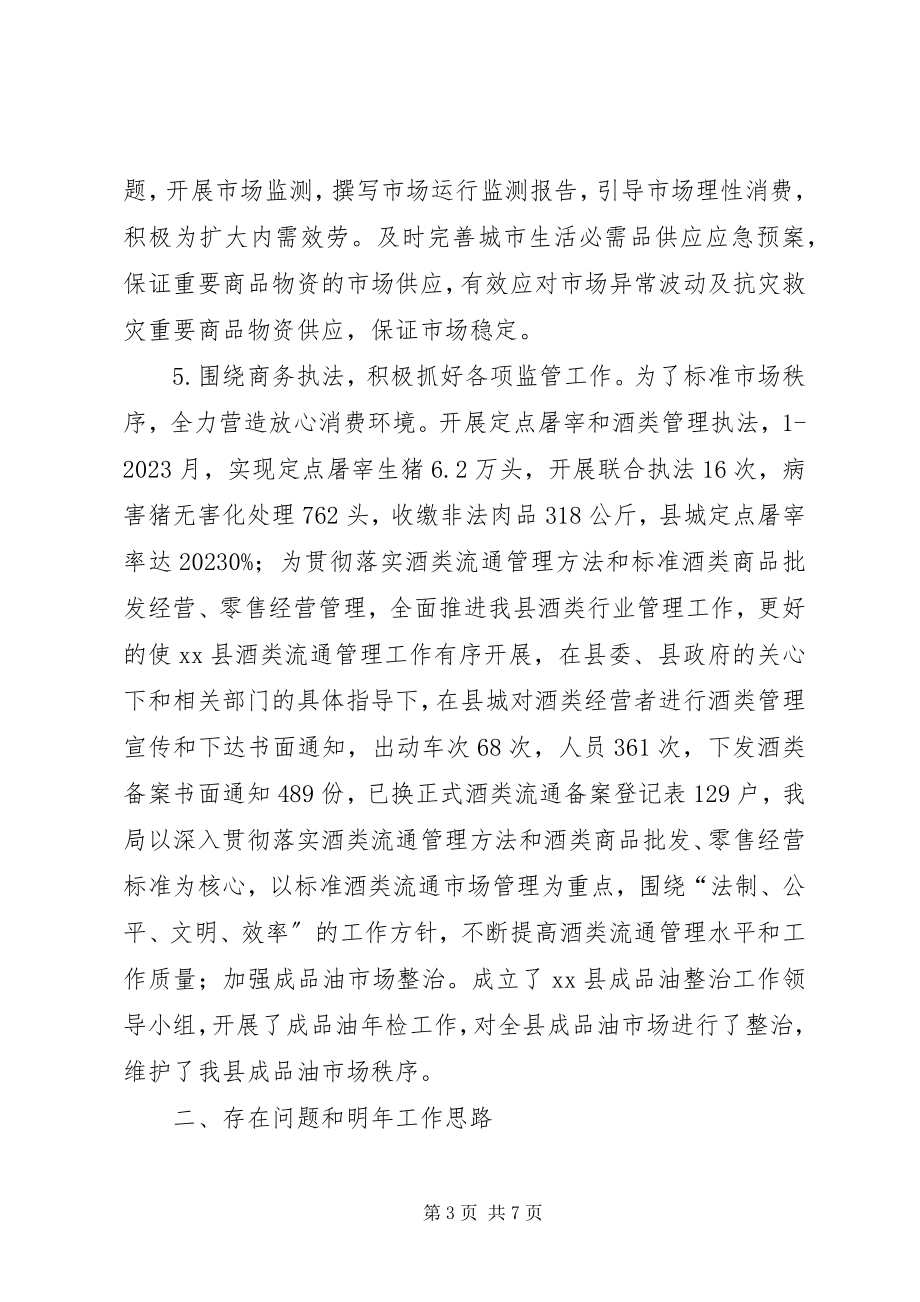 2023年县商业局工作总结报告.docx_第3页