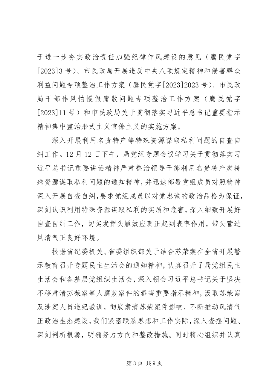 2023年在全市民政系统党风廉政建设工作会议上的报告.docx_第3页