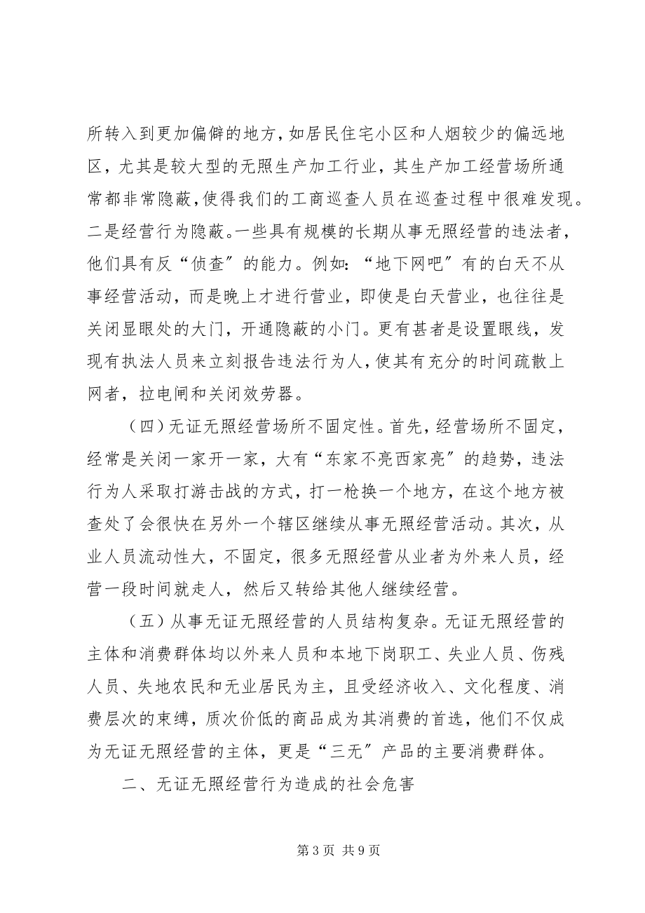 2023年无证无照经营调研报告.docx_第3页