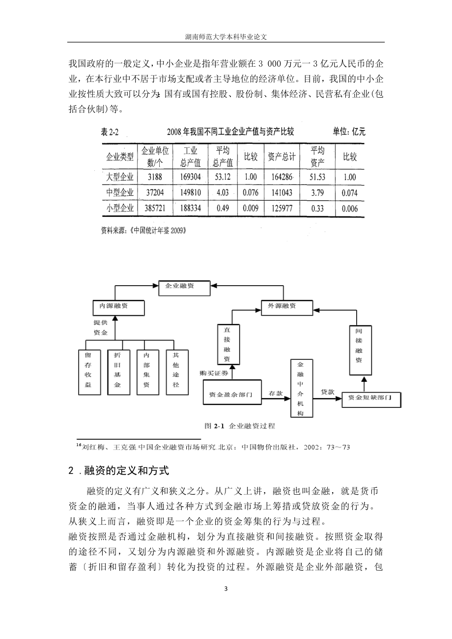 2023年我国中小企业融资及对策分析.docx_第3页