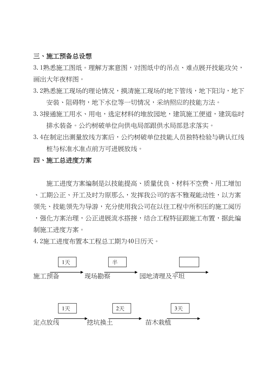 2023年建筑行业景观绿化工程施工组织设计方案.docx_第2页