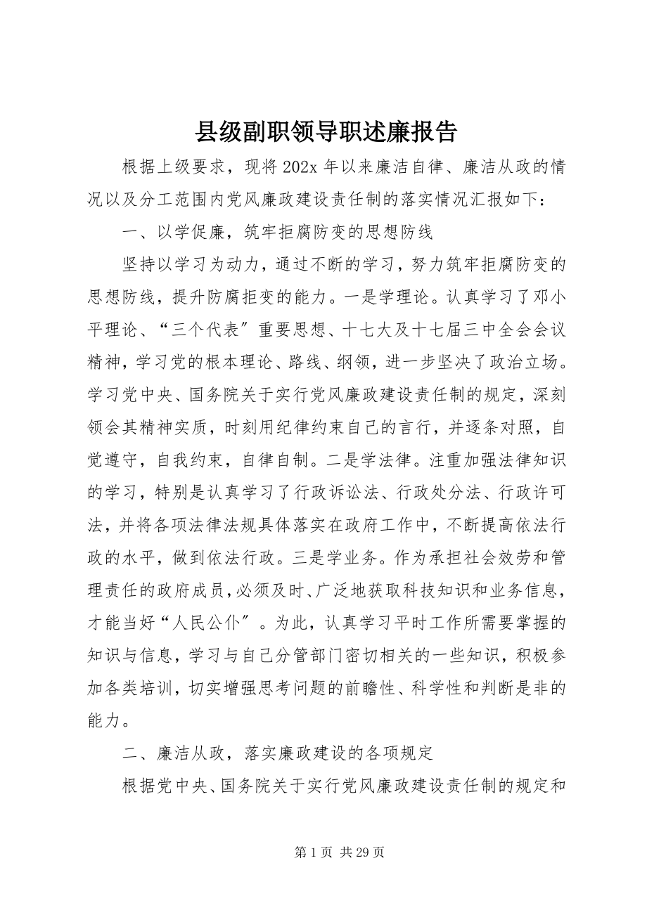 2023年县级副职领导职述廉报告.docx_第1页