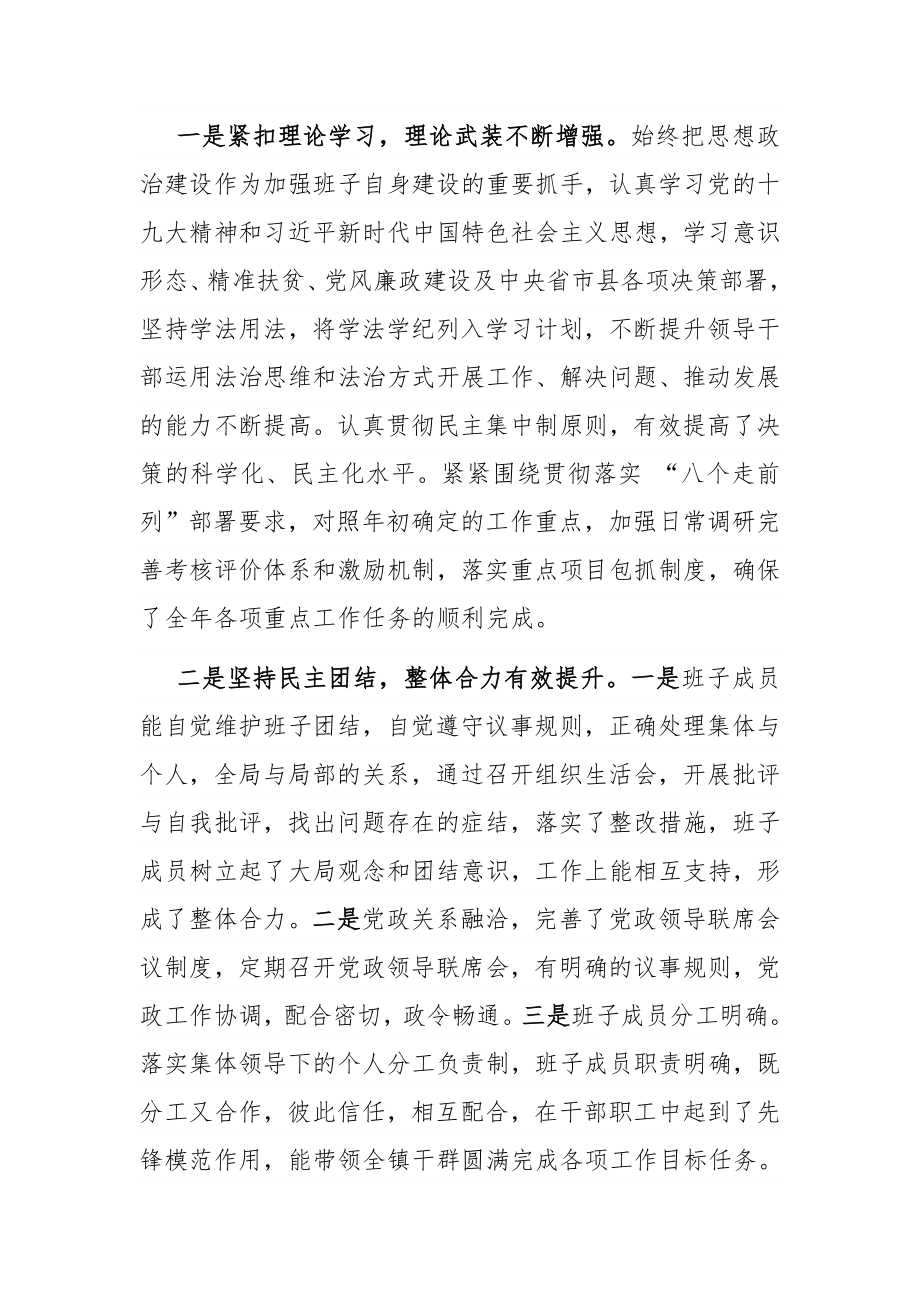 某镇领导班子分析研判自查报告.docx_第3页