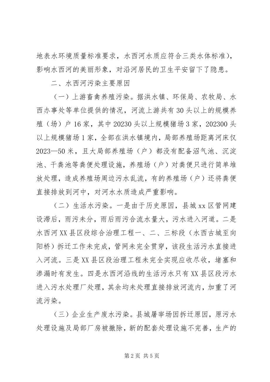 2023年对河环境污染治理的调研报告.docx_第2页