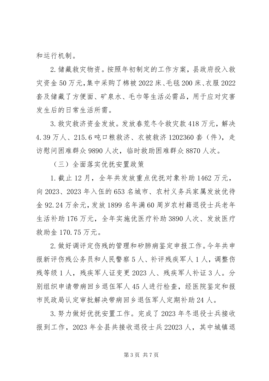 2023年县民政局工作总结报告.docx_第3页