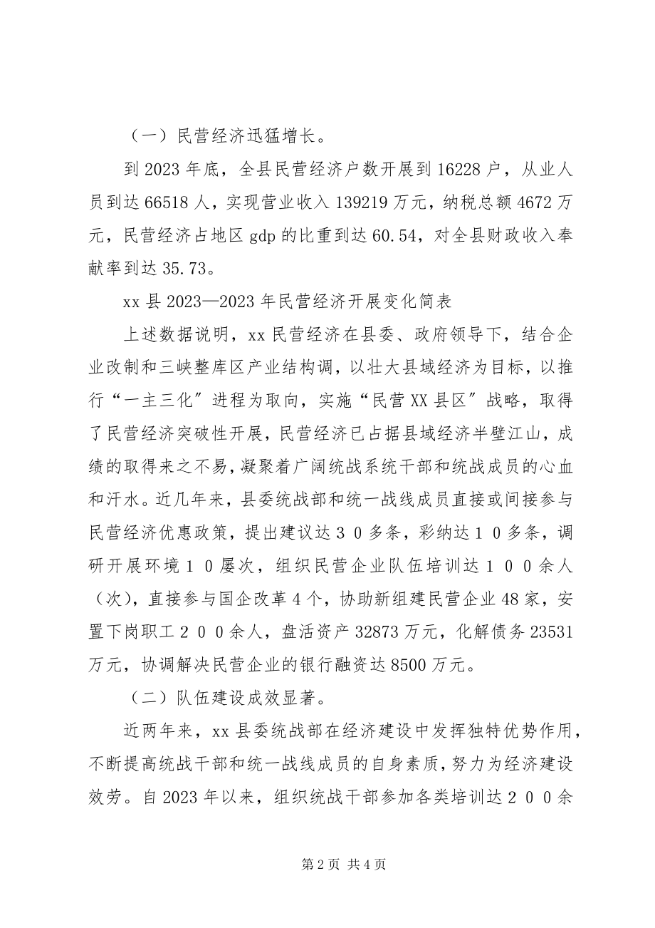 2023年县经济统战工作的调研报告.docx_第2页