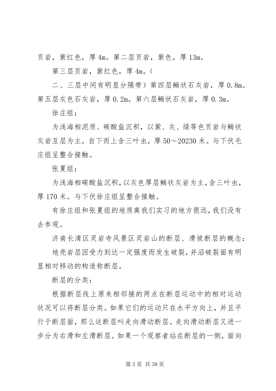 2023年济南馒头山地质实习报告.docx_第3页