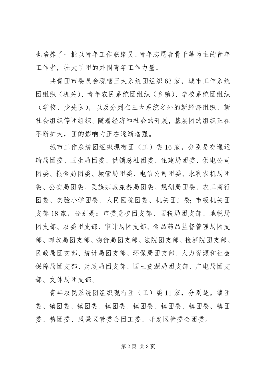 2023年市委基层团组织建设情况报告.docx_第2页