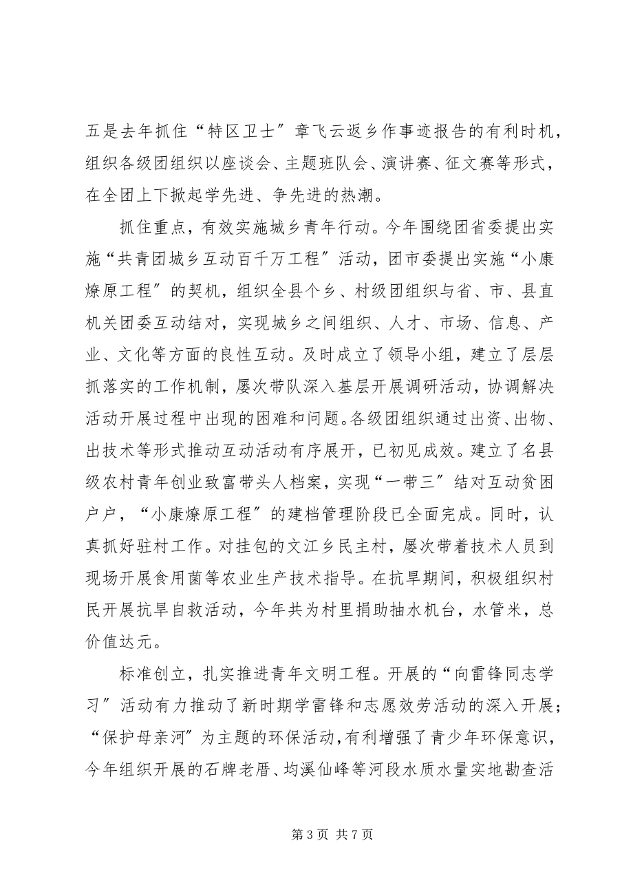 2023年团市委书记个人履职报告材料.docx_第3页