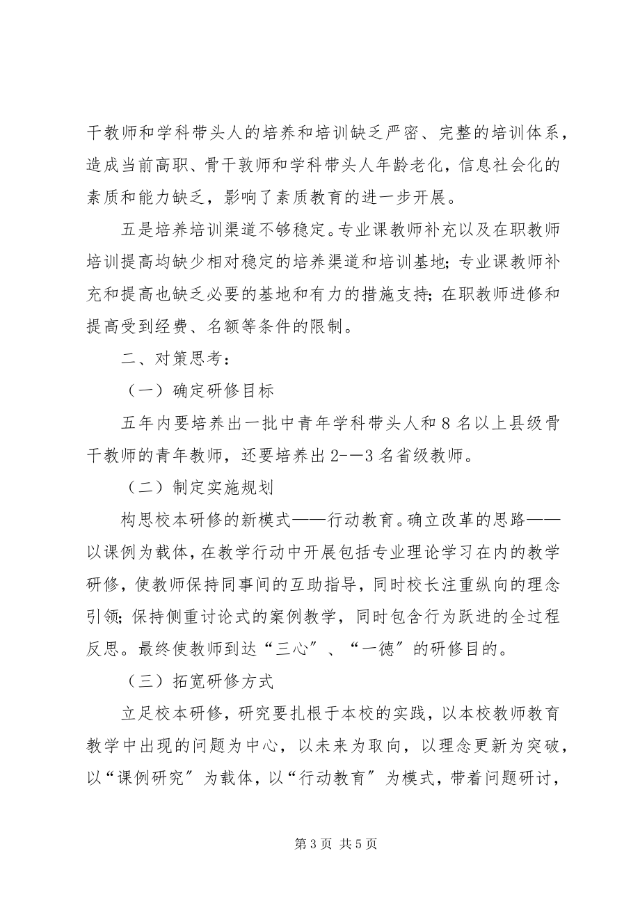 2023年教师队伍现状分析及对策思考5则.docx_第3页