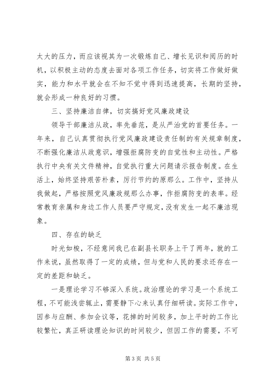 2023年政府副县长个人述职报告.docx_第3页