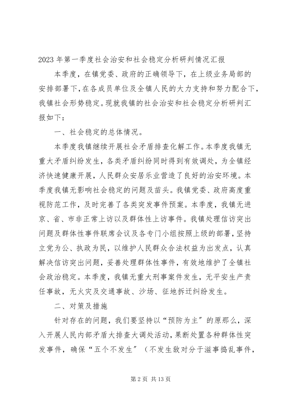 2023年教体系统近期社会稳定分析研判情况汇报.docx_第2页