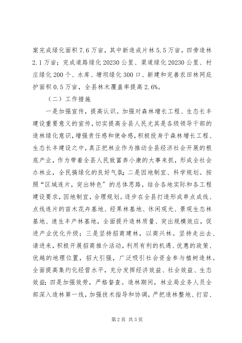 2023年县林业局工作报告材料.docx_第2页