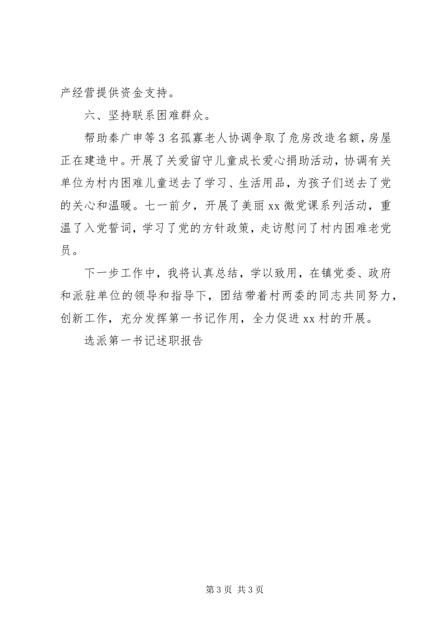 2023年选派第一书记述职报告.docx_第3页