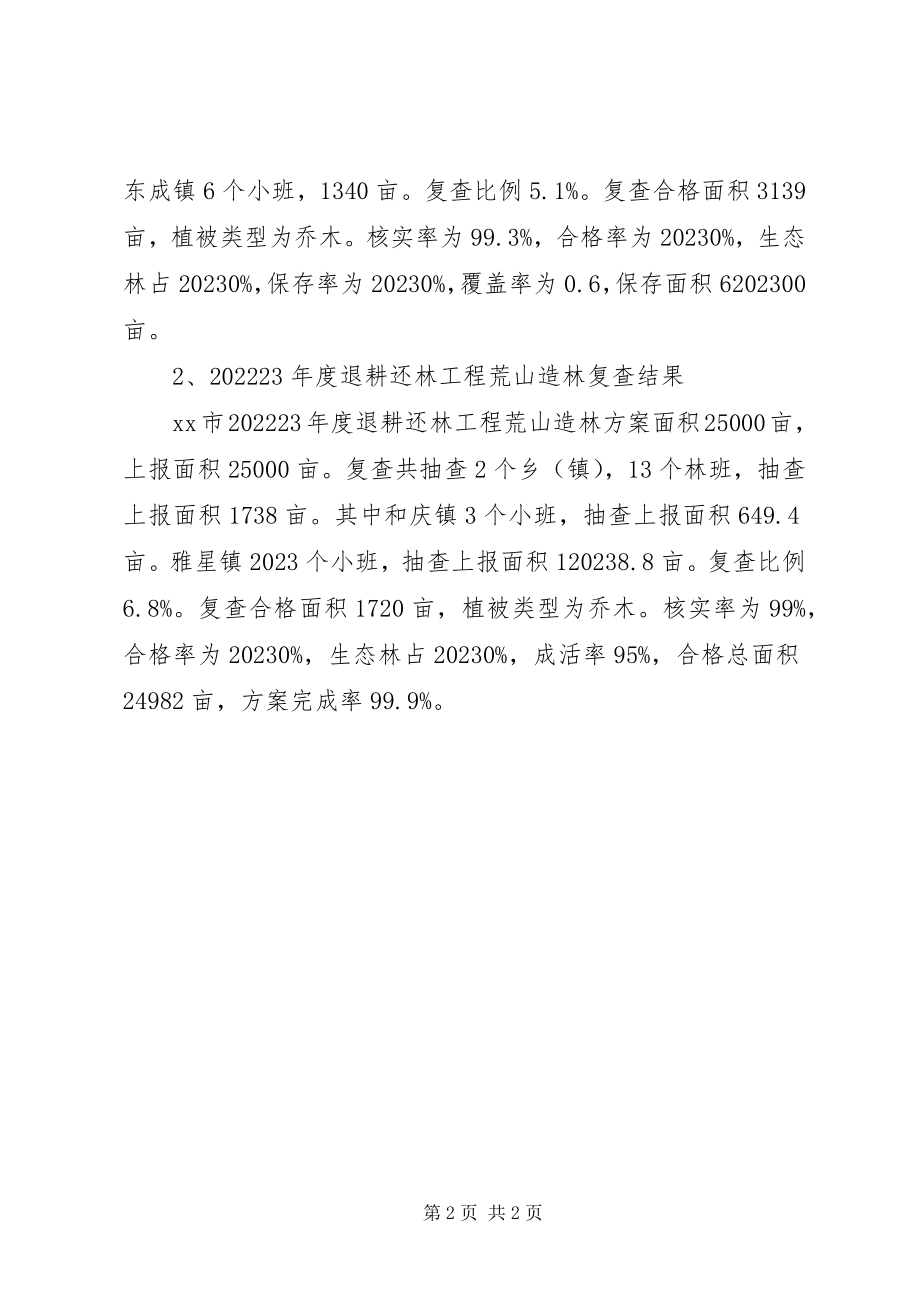 2023年退耕还林造林问题的整改报告.docx_第2页