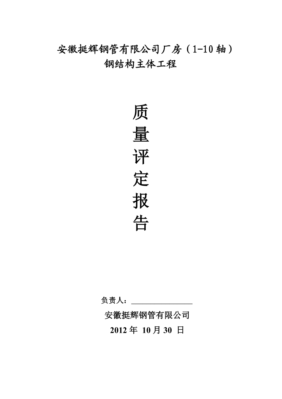 钢结构主体结构验收评估报告.docx_第2页