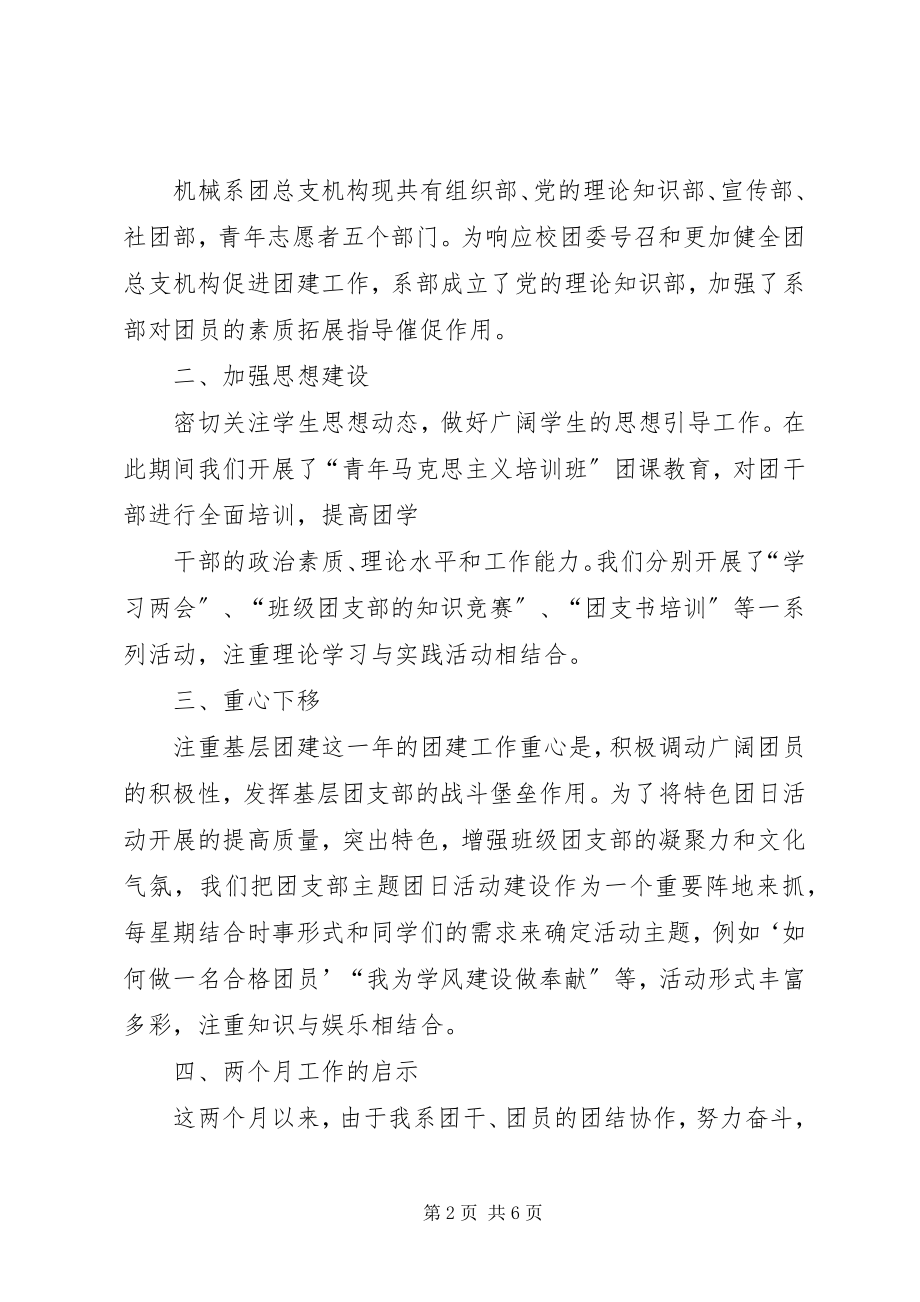 2023年学院团总支副书记述职报告.docx_第2页