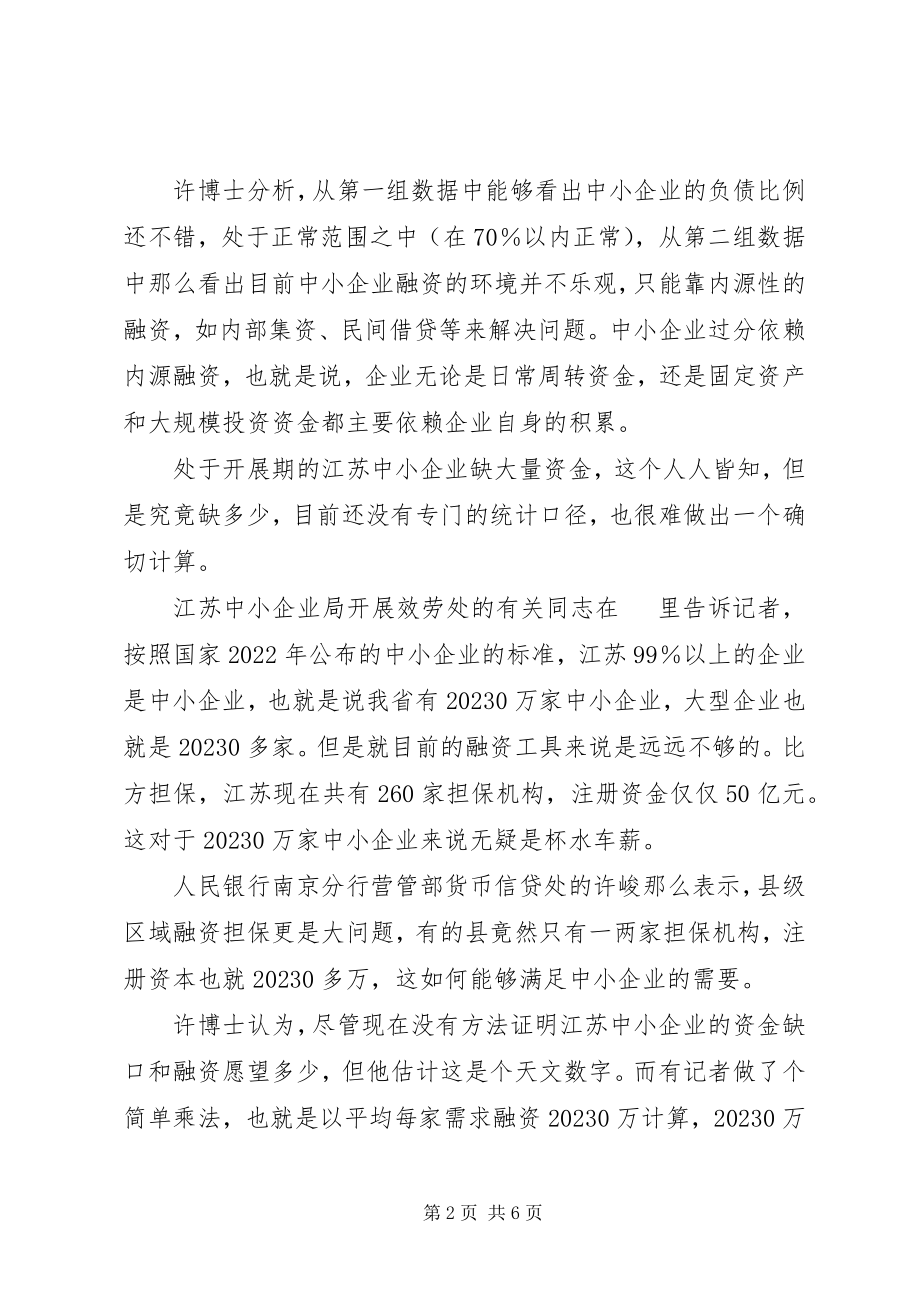 2023年民企融资调研报告.docx_第2页