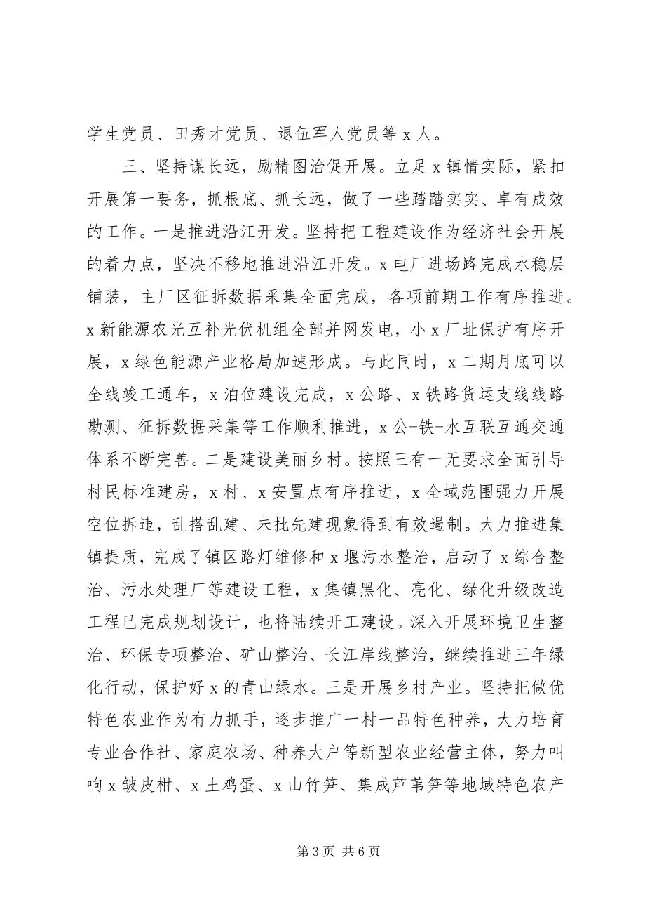 2023年镇党委书记述责述廉报告2.docx_第3页