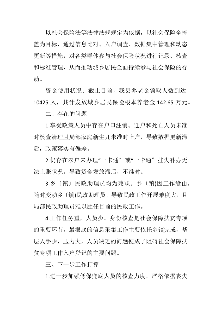 2023年民政局社会保障扶贫自评报告.docx_第3页