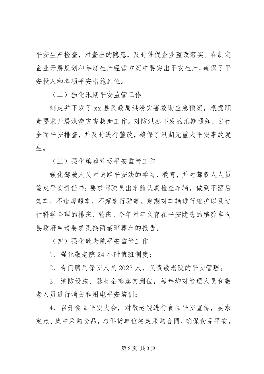 2023年县民政局安全生产工作报告.docx_第2页