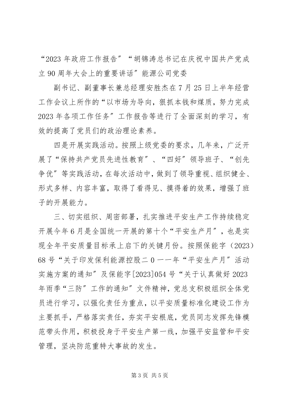 2023年思普瑞公司党总支工作报告.docx_第3页