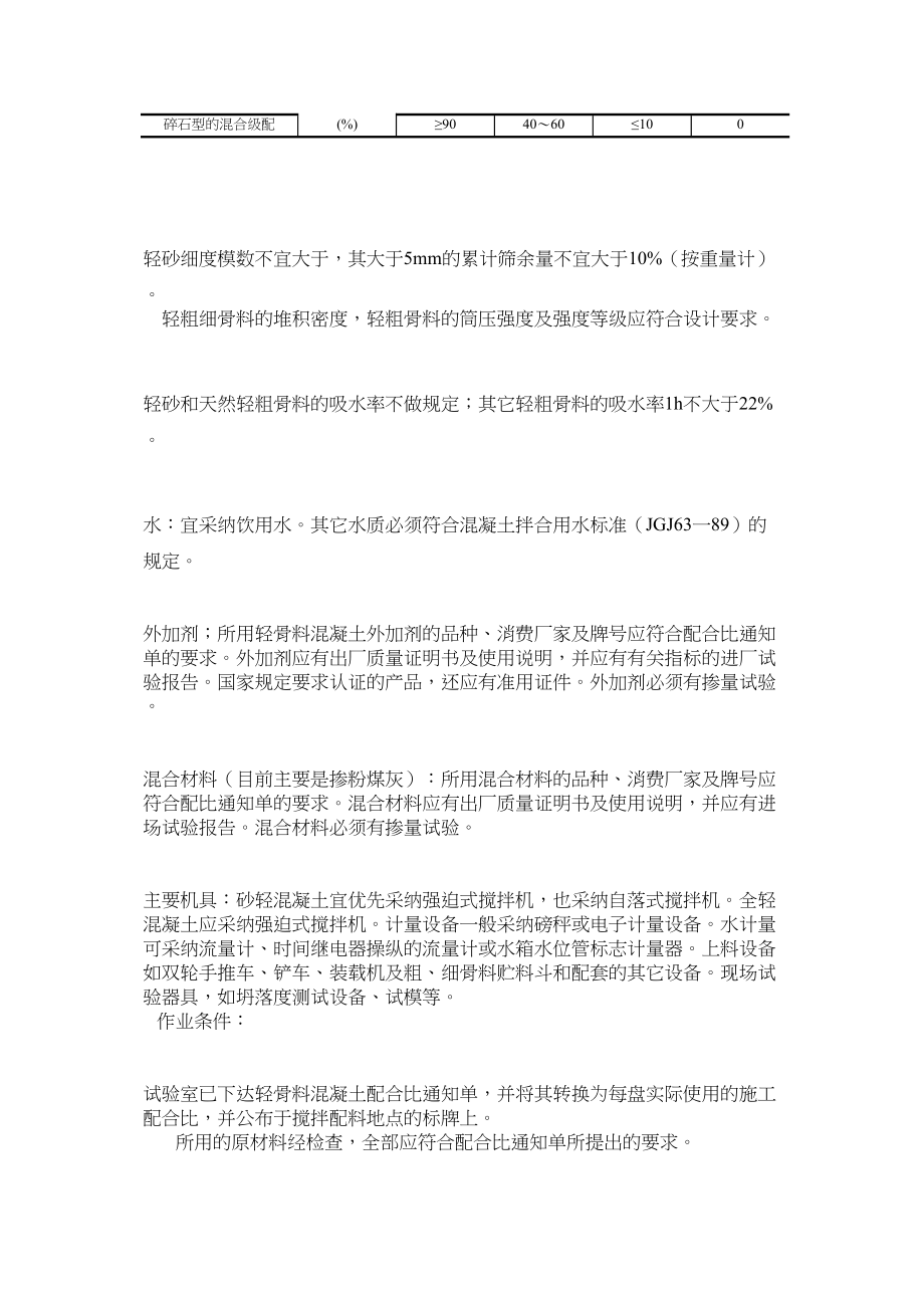 2023年建筑行业轻骨料混凝土现场拌制.docx_第2页