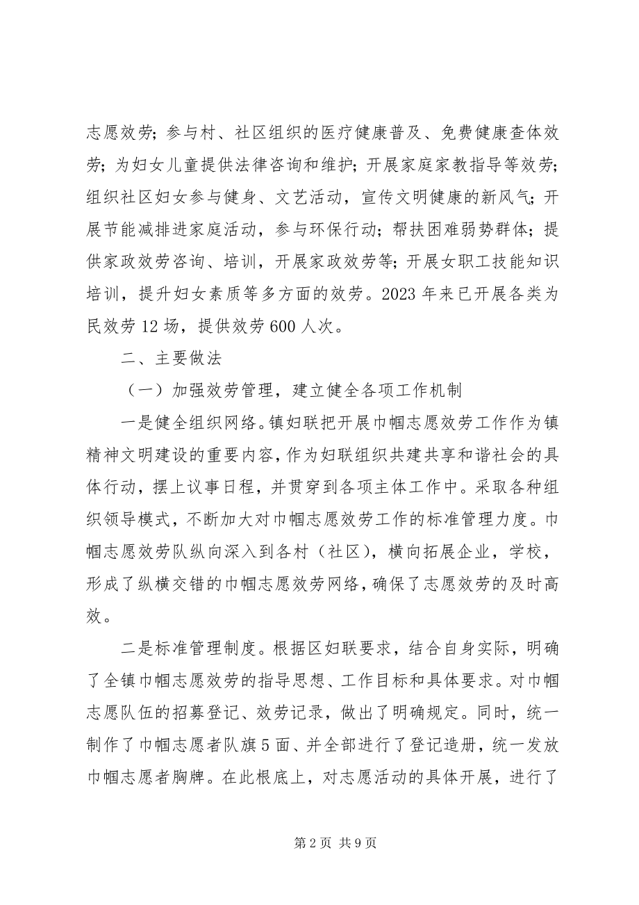 2023年巾帼志愿服务工作调研报告.docx_第2页