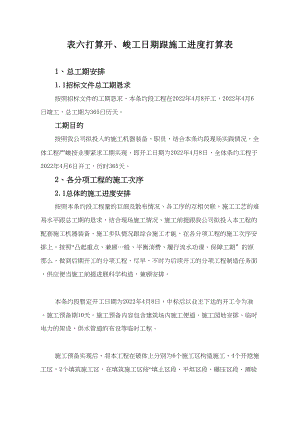 2023年建筑行业施工组织表6表7.docx