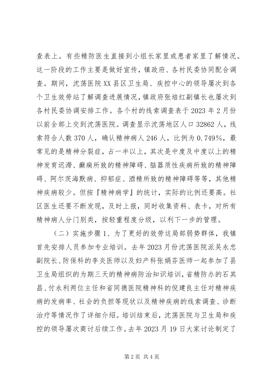 2023年某县镇精神病防治及残疾人康复工作的调研报告.docx_第2页