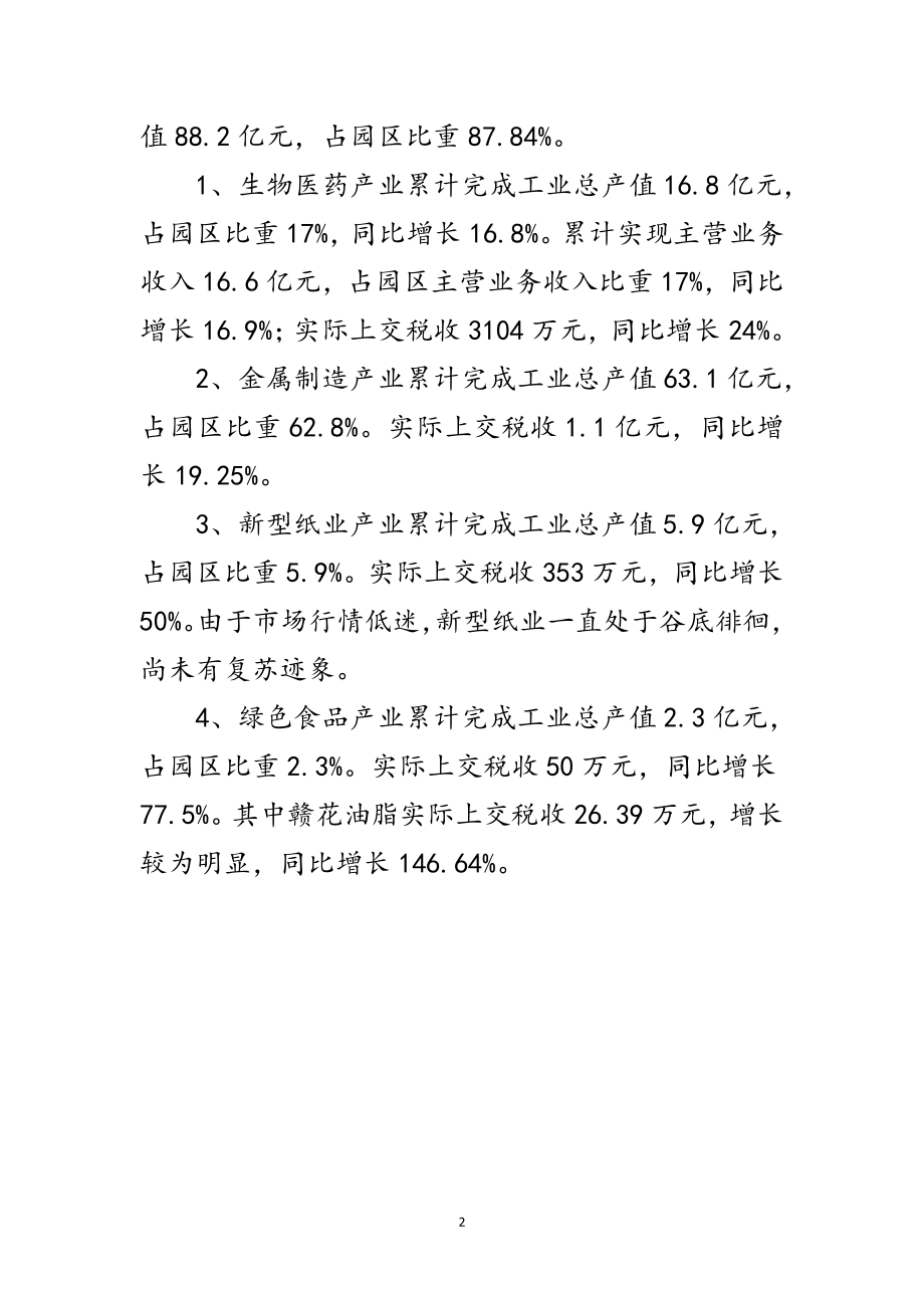 2023年工业园区主导产业调研报告范文.doc_第2页