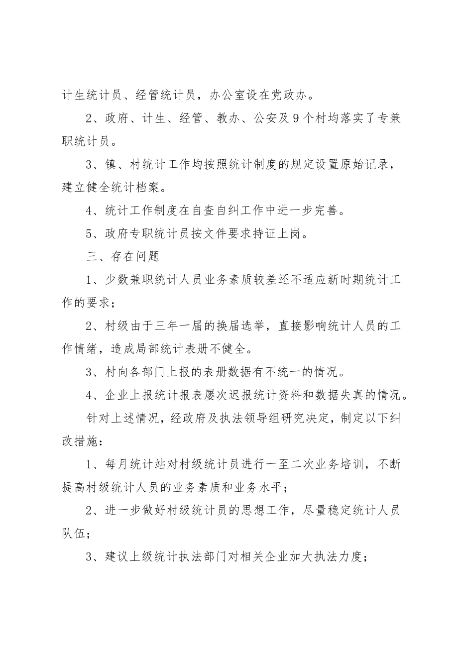 2023年单位统计自查报告及纠正措施.docx_第2页