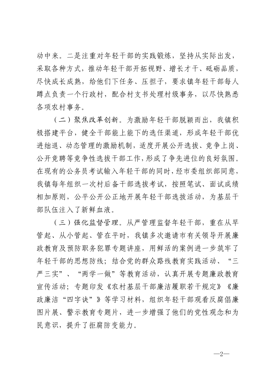 镇年轻干部教育培养管理使用调研报告.doc_第2页