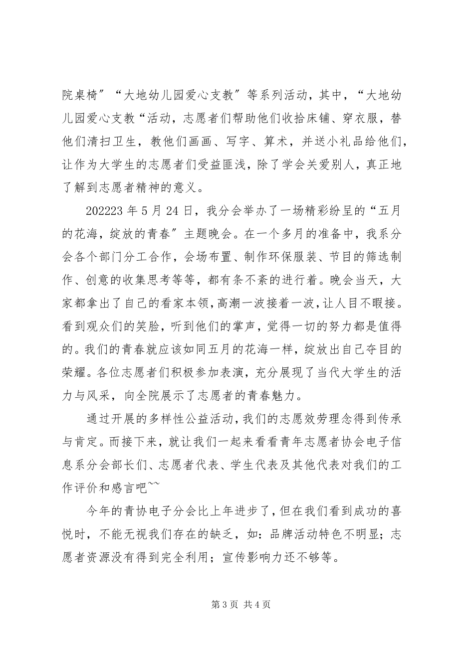 2023年青年志愿者述职报告2.docx_第3页