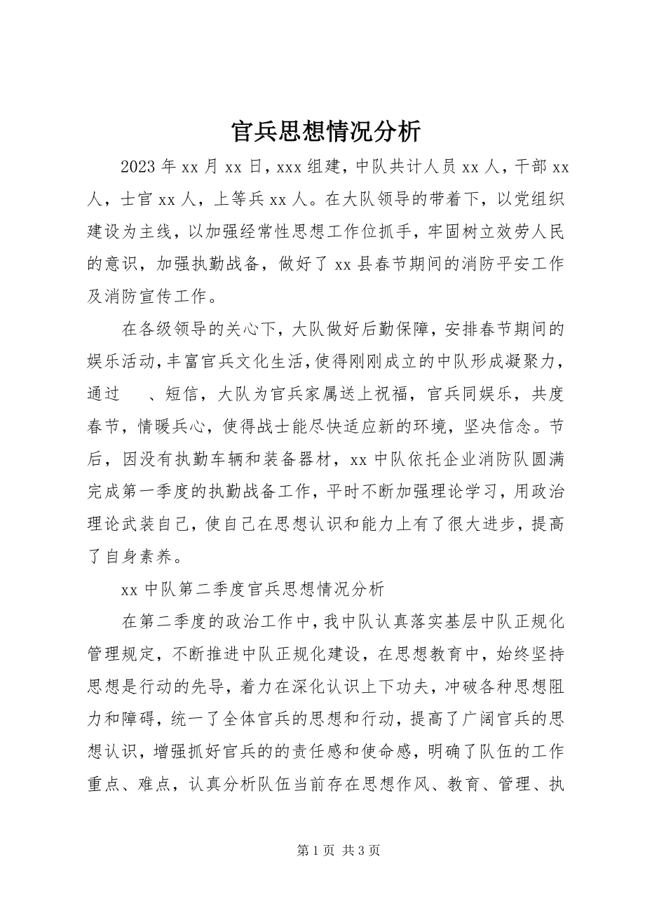 2023年官兵思想情况分析.docx_第1页