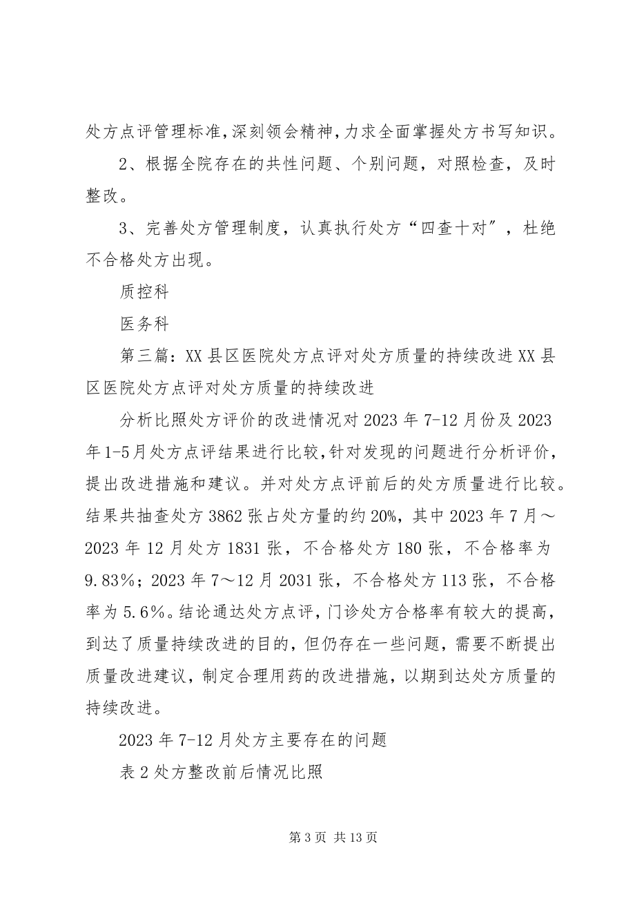 2023年医院对处方点评意见的处理情况报告.docx_第3页