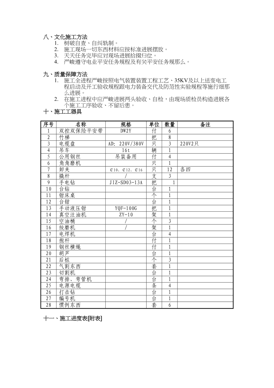 2023年建筑行业某变电站10KV线路工程施工方案.docx_第3页