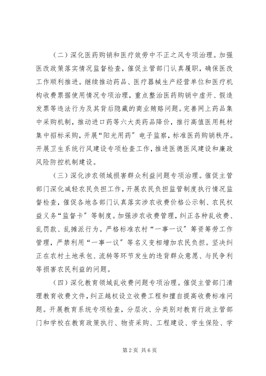 2023年纠正行业不正之风实施意见.docx_第2页