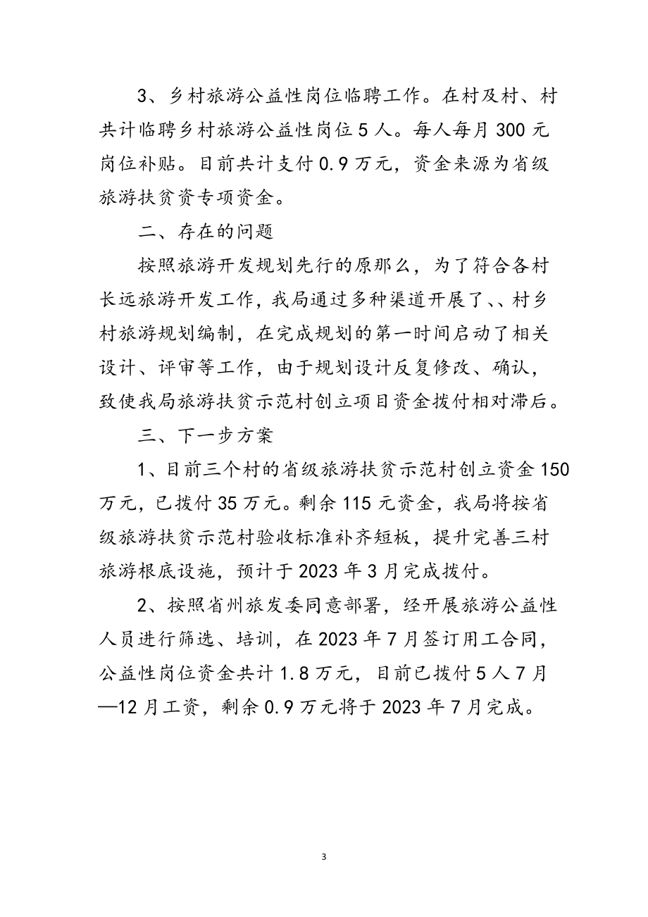 2023年脱贫攻坚资金使用和拨付自查报告范文.doc_第3页