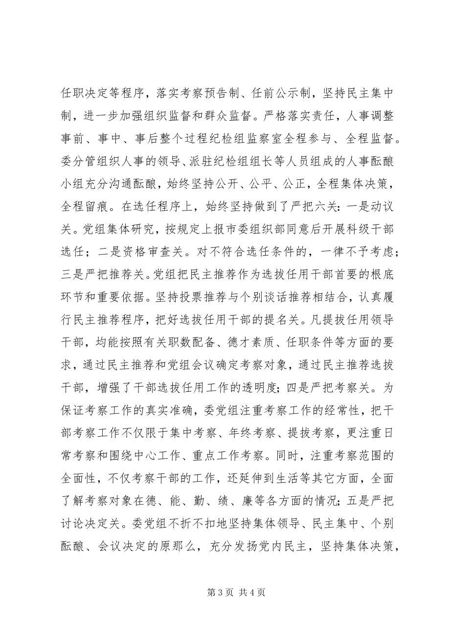 2023年发改委干部选拔任用工作情况报告.docx_第3页