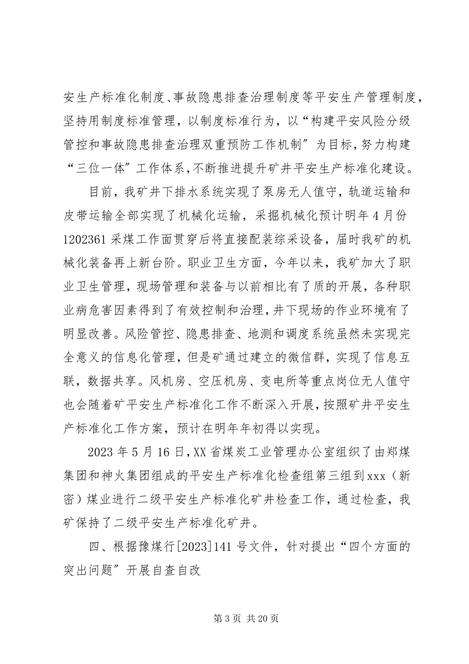 2023年标准化提升专项整治问题整改报告新编.docx_第3页