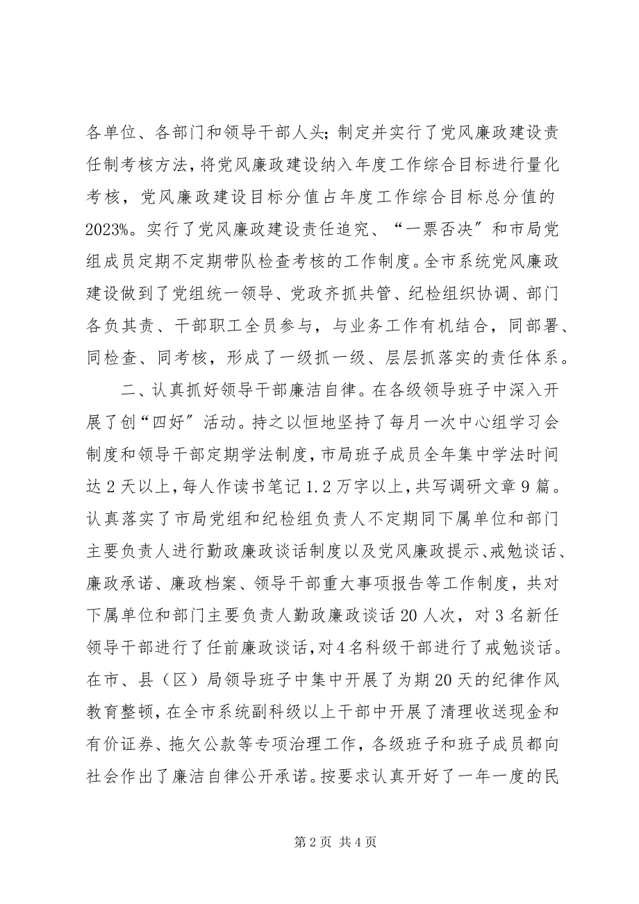 2023年纪检监察工作的总结报告.docx_第2页