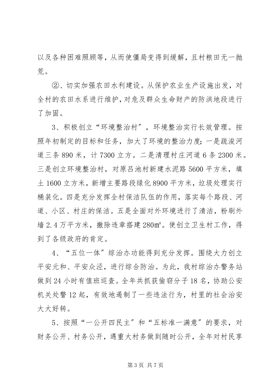 2023年在全村党员大会上的总结讲话报告.docx_第3页