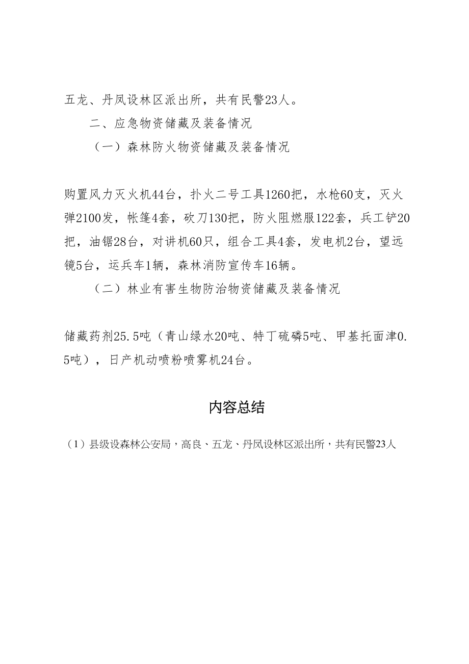 2023年林业局关于林业重点应急预案执行情况自检自查报告.doc_第2页