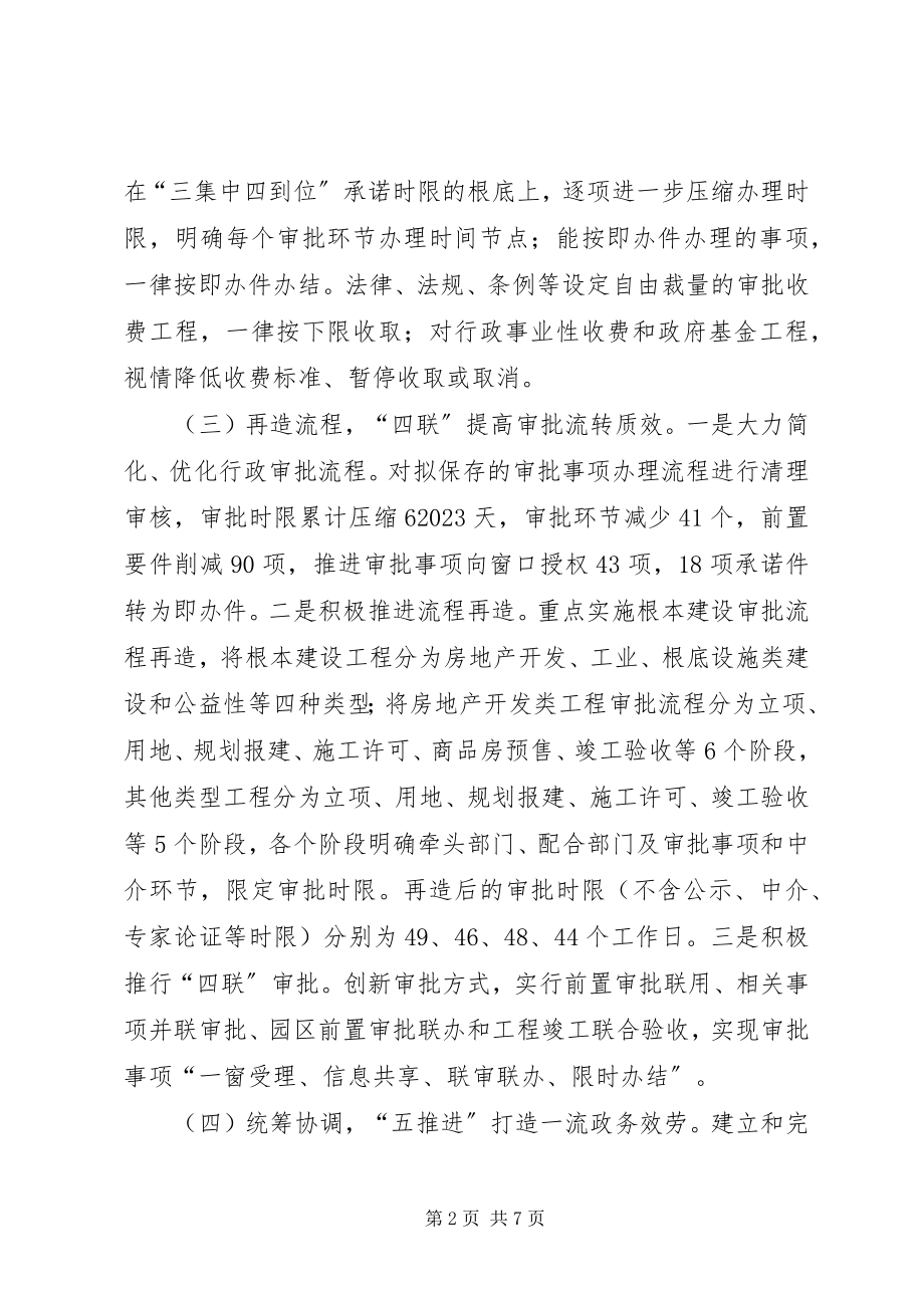 2023年深化行政审批制度改革工作情况的调研报告.docx_第2页