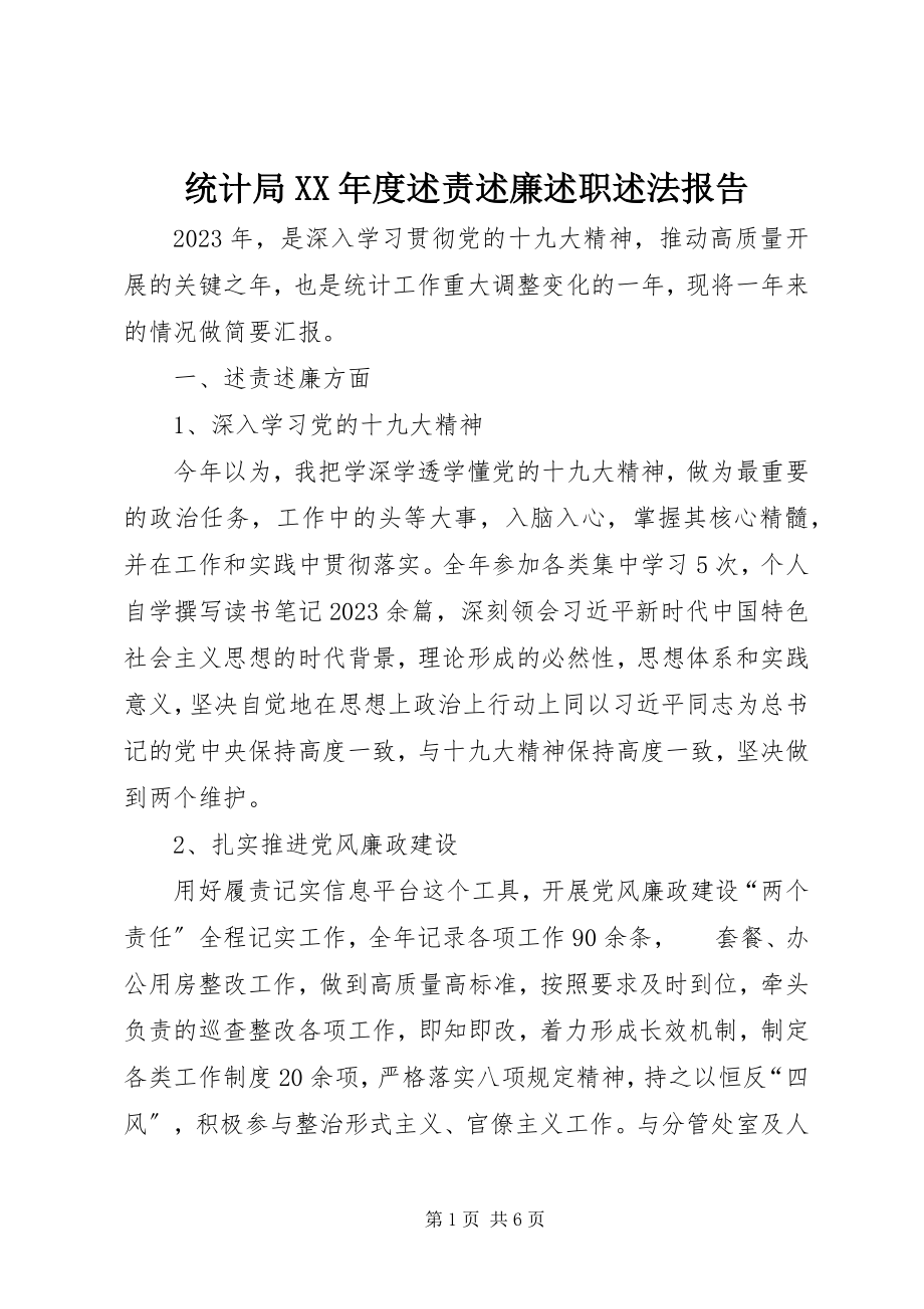 2023年统计局度述责述廉述职述法报告.docx_第1页