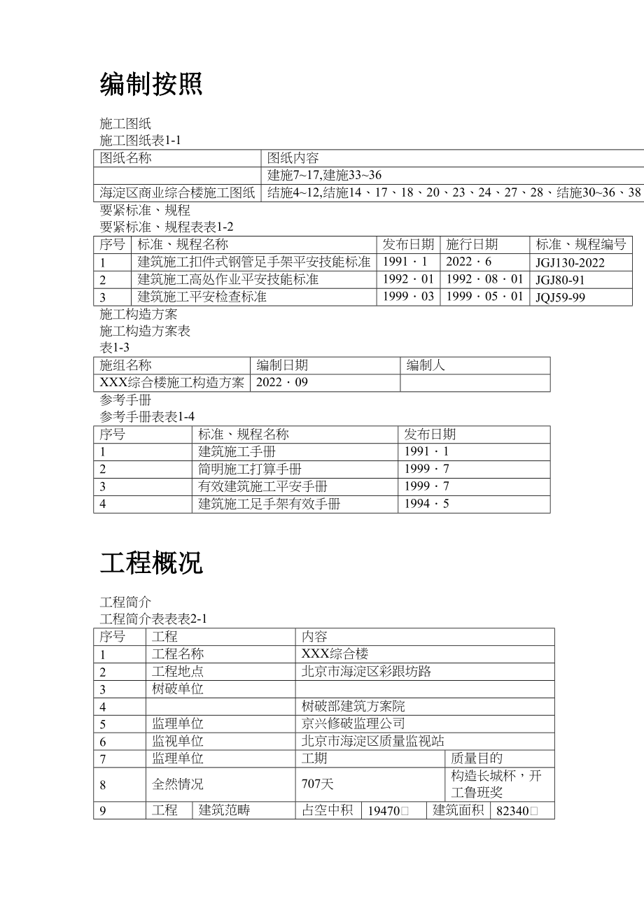 2023年建筑行业海淀区商业综合楼工程脚手架设计施工方案.docx_第2页